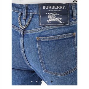 Burberry straight-leg mid-rise jeans